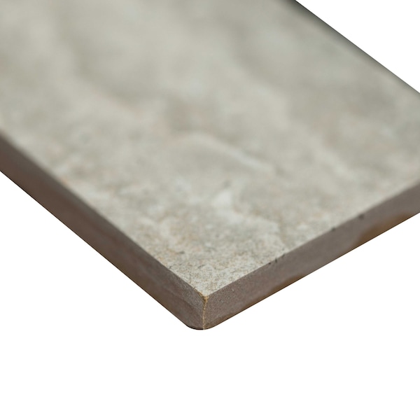 Veneto Gray 12 In. X 12 In. X 10Mm Polished Porcelain Mesh-Mounted Mosaic Floor And Wall Tile, 8PK